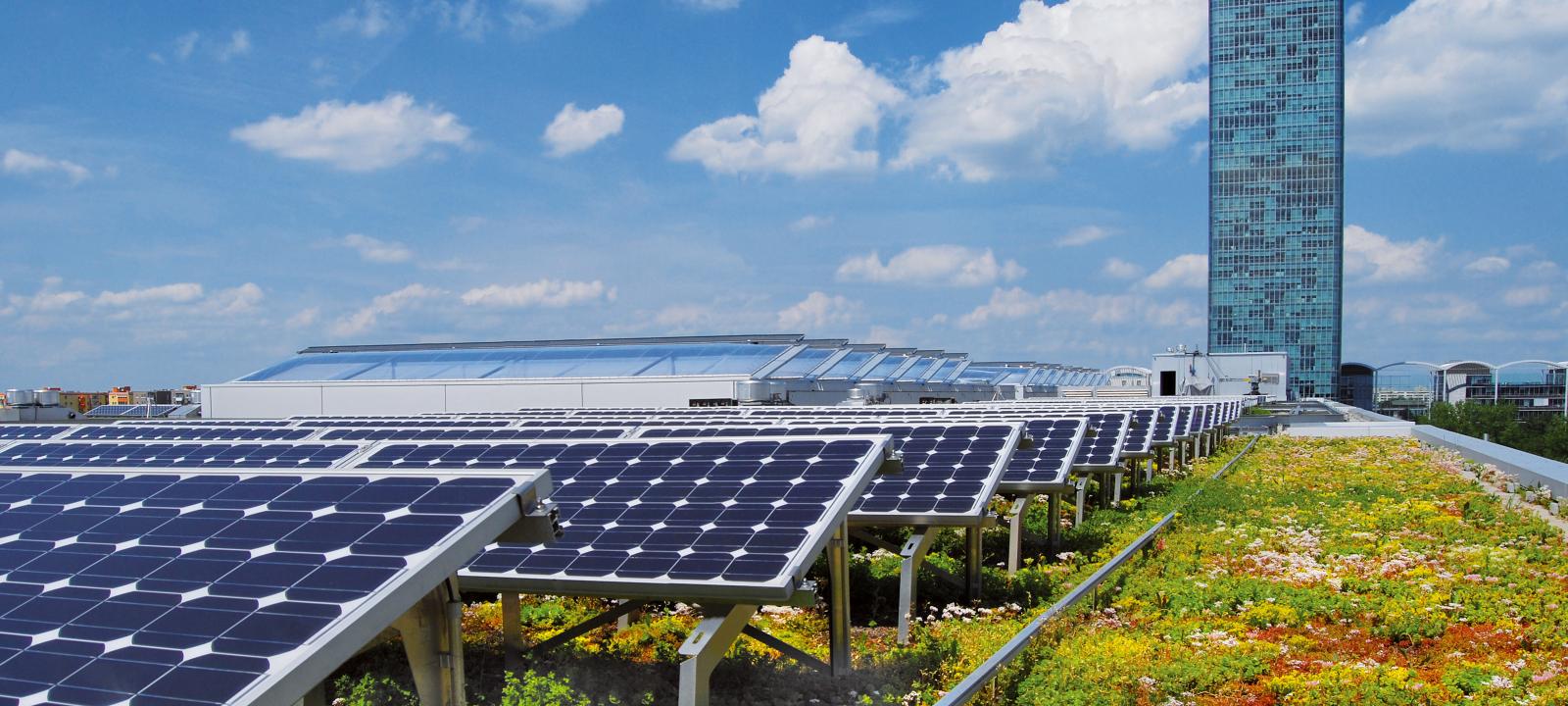 Cubiertas biosolares / energía solar