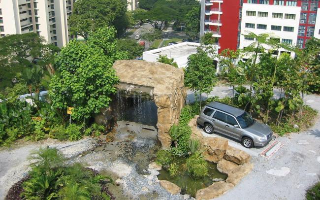 Un “Rally” para coches sobre una cubierta verde tropical
