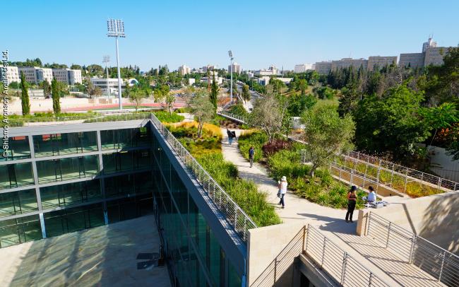 Cubierta jardín